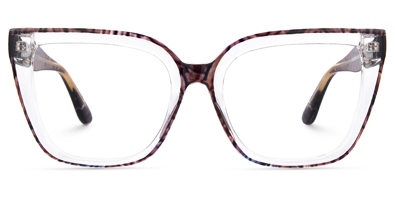 Mirta Brown Square Frame Glasses Online | ZEELOOL UK0