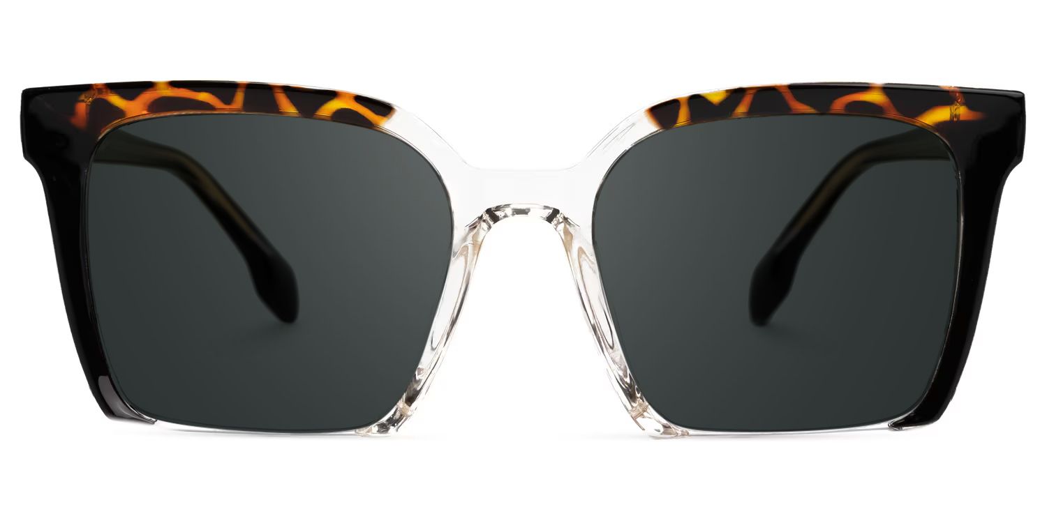 Misty Square Sunglasses with Tr90 Black Frames | ZEELOOL CA0