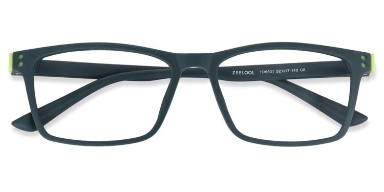 Cheche Rectangle Dark Green Glasses