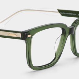 George Rectangle Green Glasses5