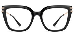 Roxane Square Black Glasses0
