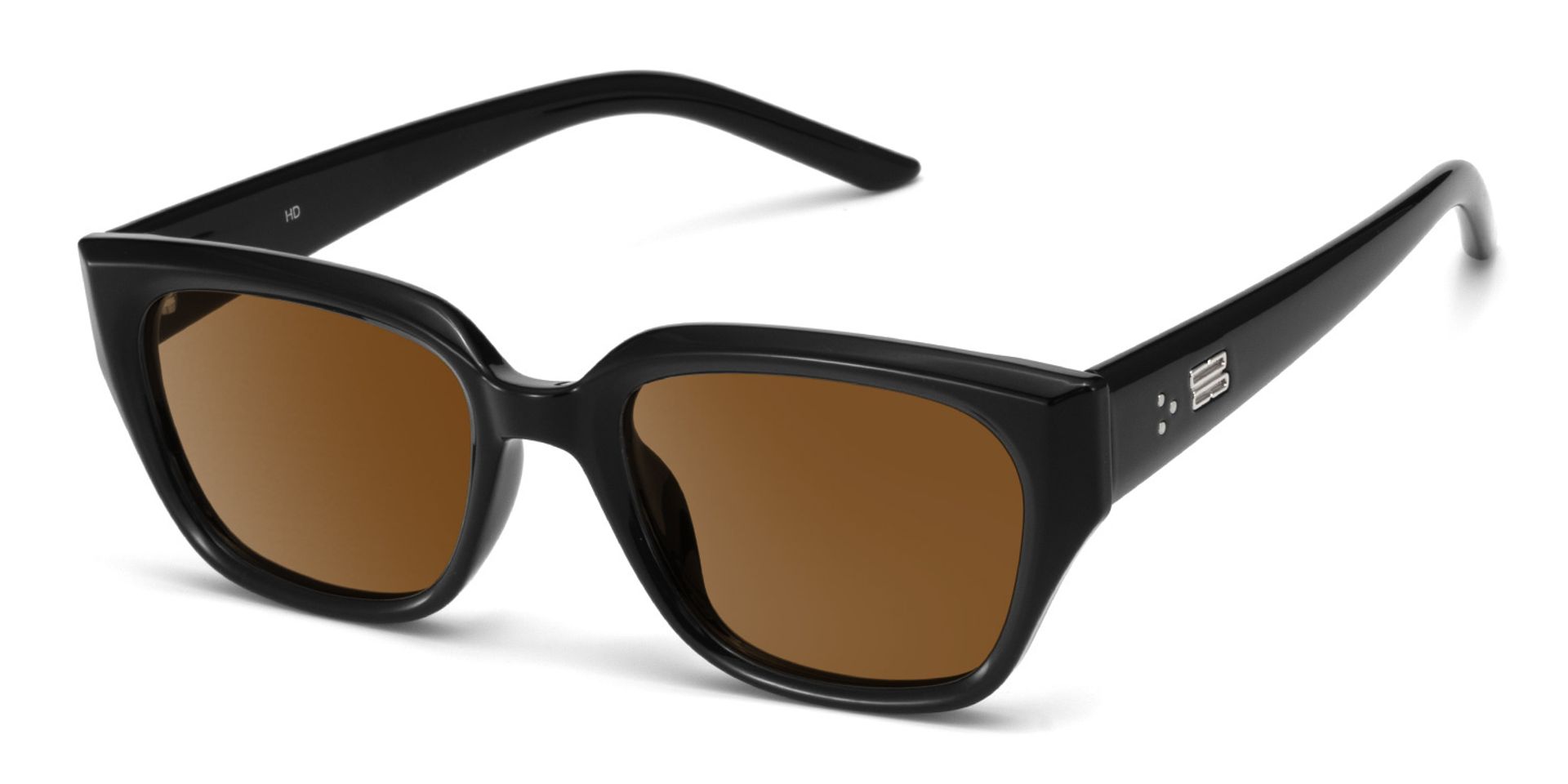Serene Black Clear Cat eye Polarized Sunglasses Online | ZEELOOL UK2