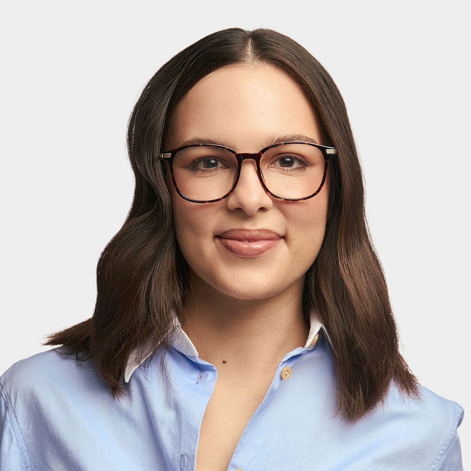 Greene Square Tortoise Frame Glasses | Zeelool Optical0