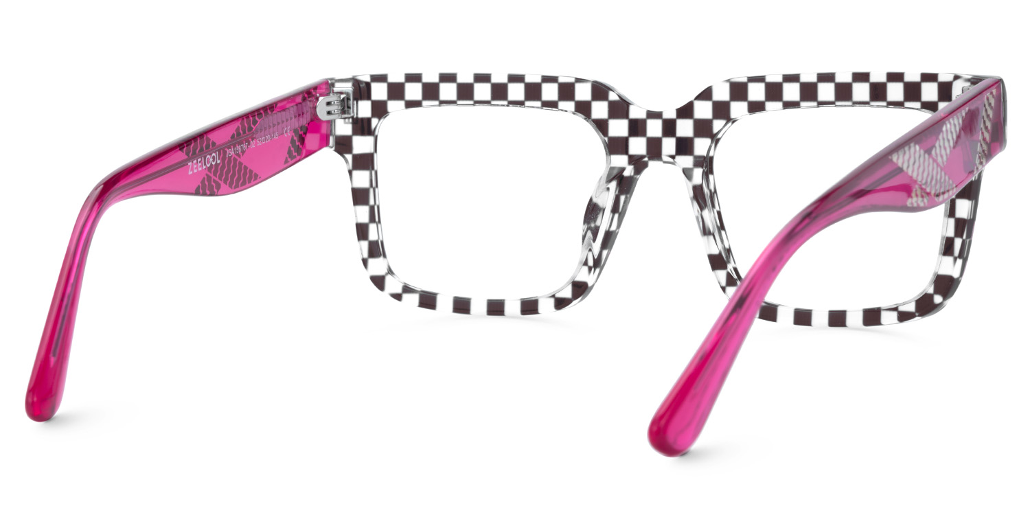 Thomason Men's Rectangular Frames With Black And Crystal4