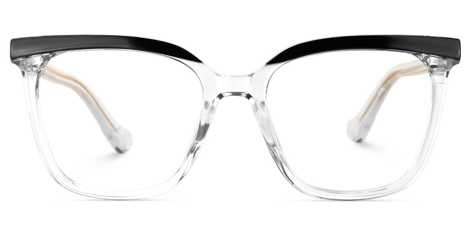 Square Tawana Clear Glasses deals -Zeelool Glasses0