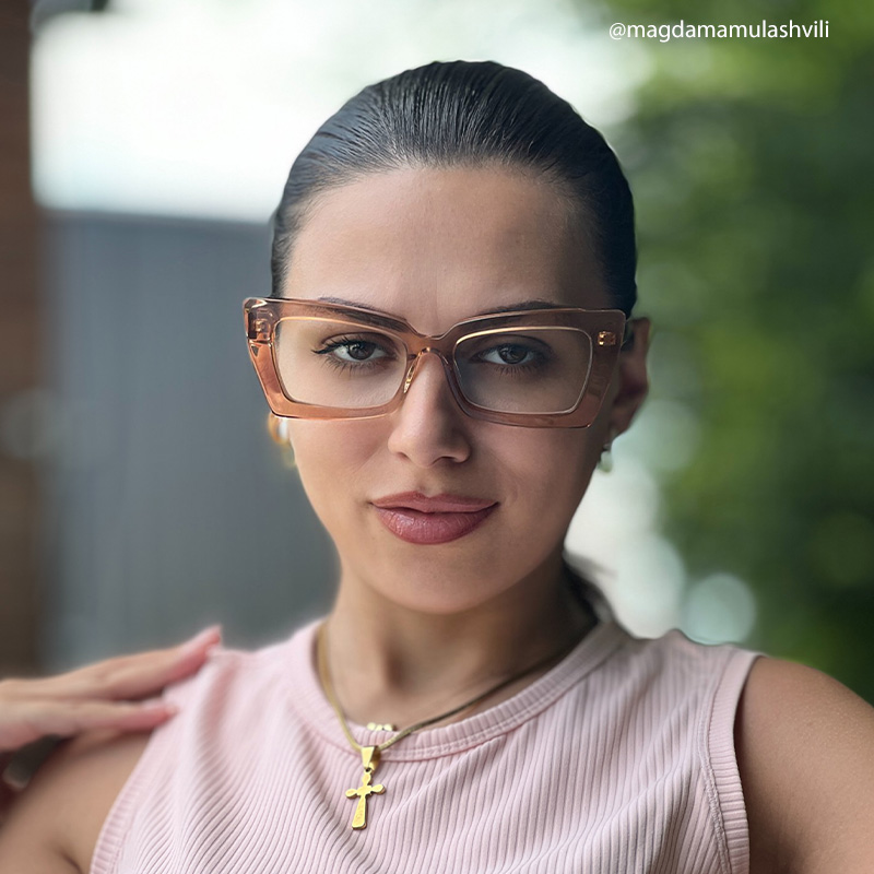 Newell Rectangle Brown Glasses10
