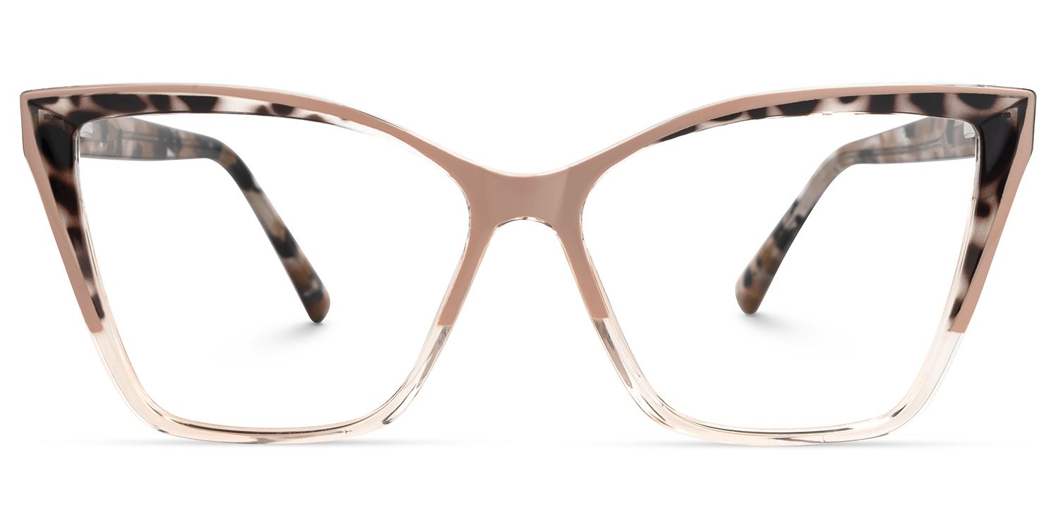 Cateye Adalis Beige Glasses deals -Zeelool Glasses0