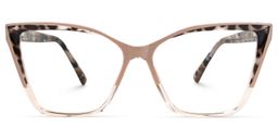 Adalis Beige Cat eye Glasses0