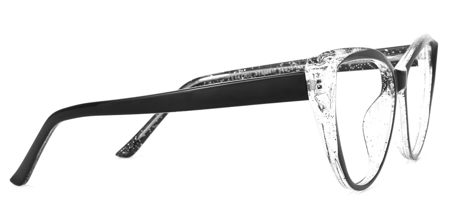 Tarun Cateye Black Glasses | ZEELOOL UK2