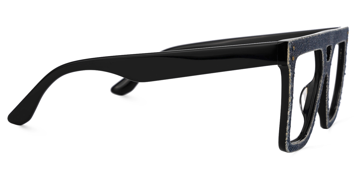 Rubin Square Black Glasses2