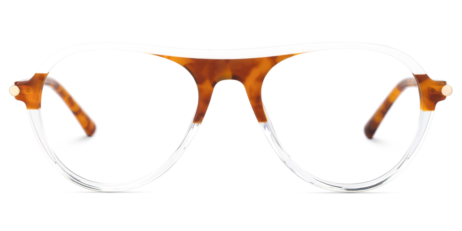 Cisse Brown Thin Frame Eyeglasses | ZEELOOL UK0
