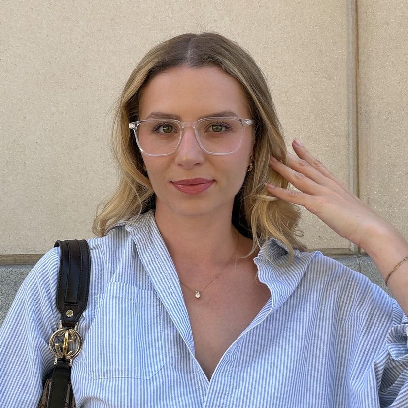 Martinez Clear Square Glasses