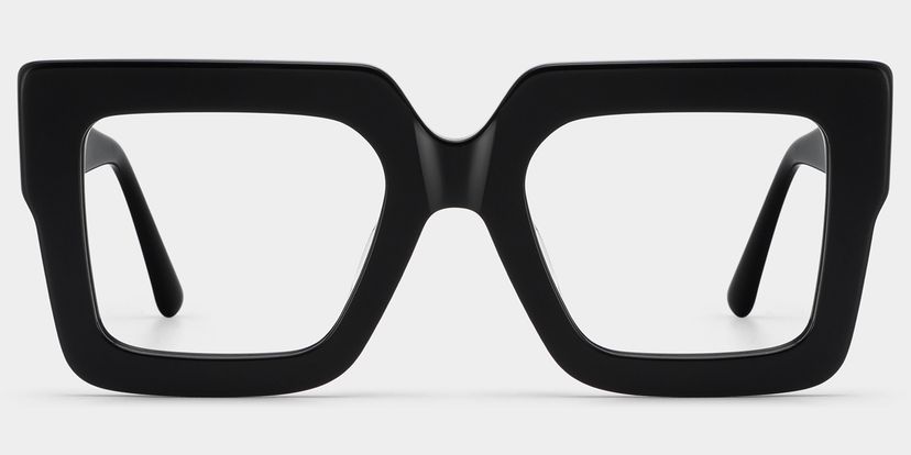 Brandon Square Black Glasses