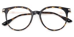 Mila Round Tortoise Glasses2