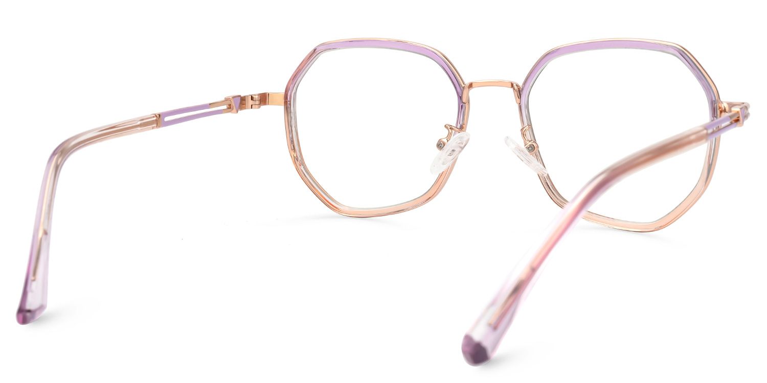 Frazier Two-Tone Geometric Glasses | ZEELOOL UK3