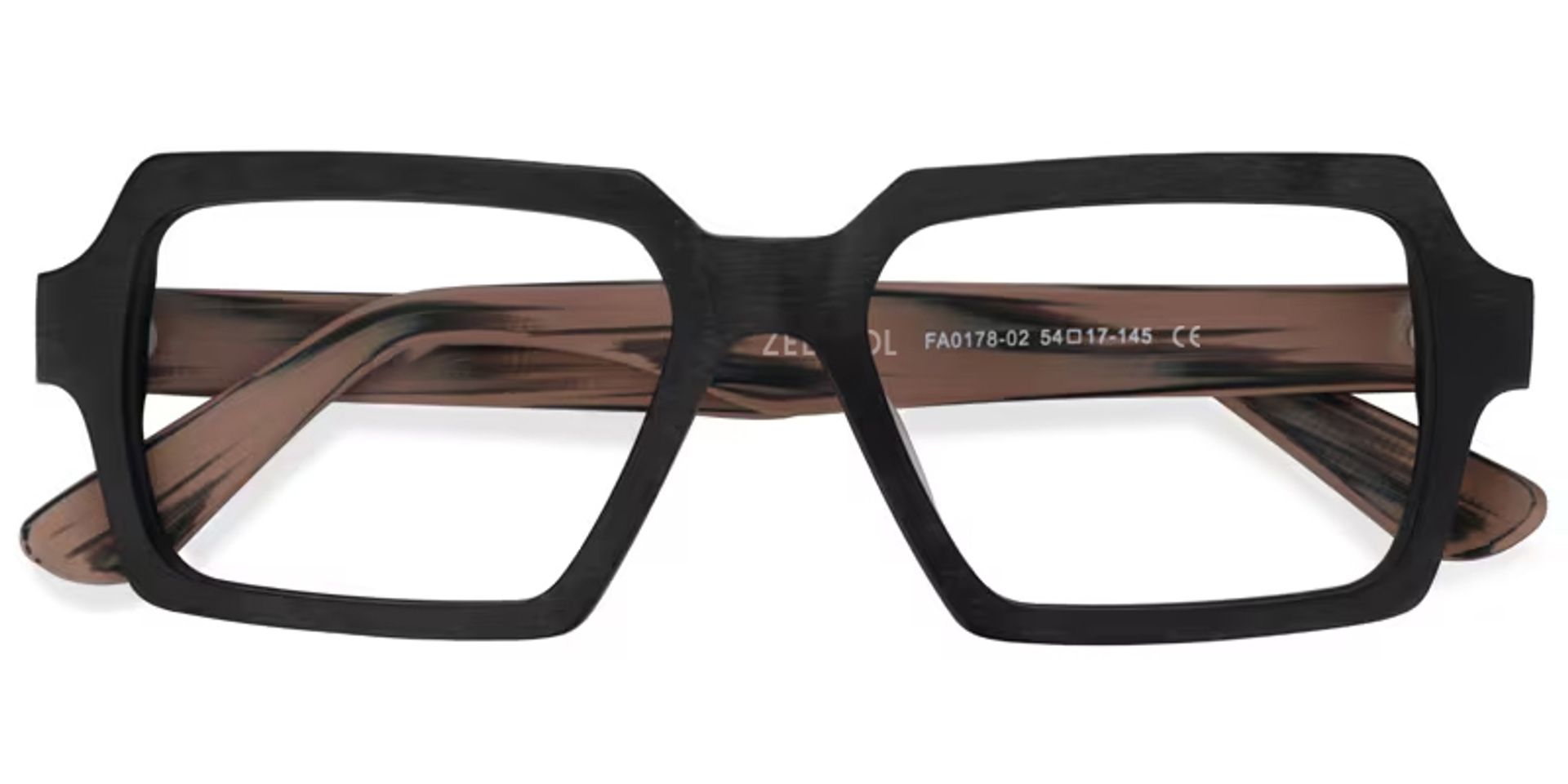 Arthur Geometric Black Eyeglasses and Thin Frames1