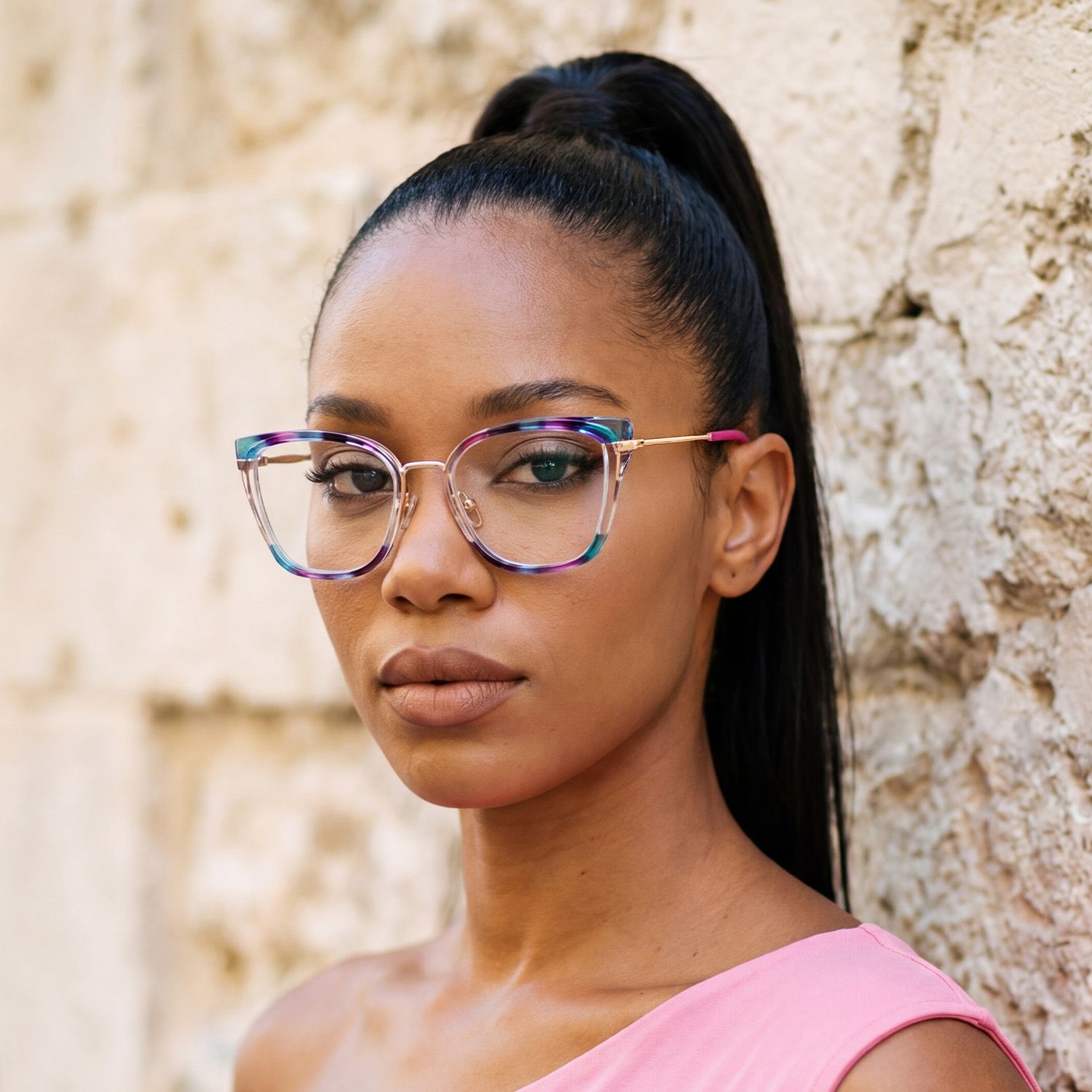 Martins TR90 Rectangle Multicolor Frame Glasses | ZEELOOL UK