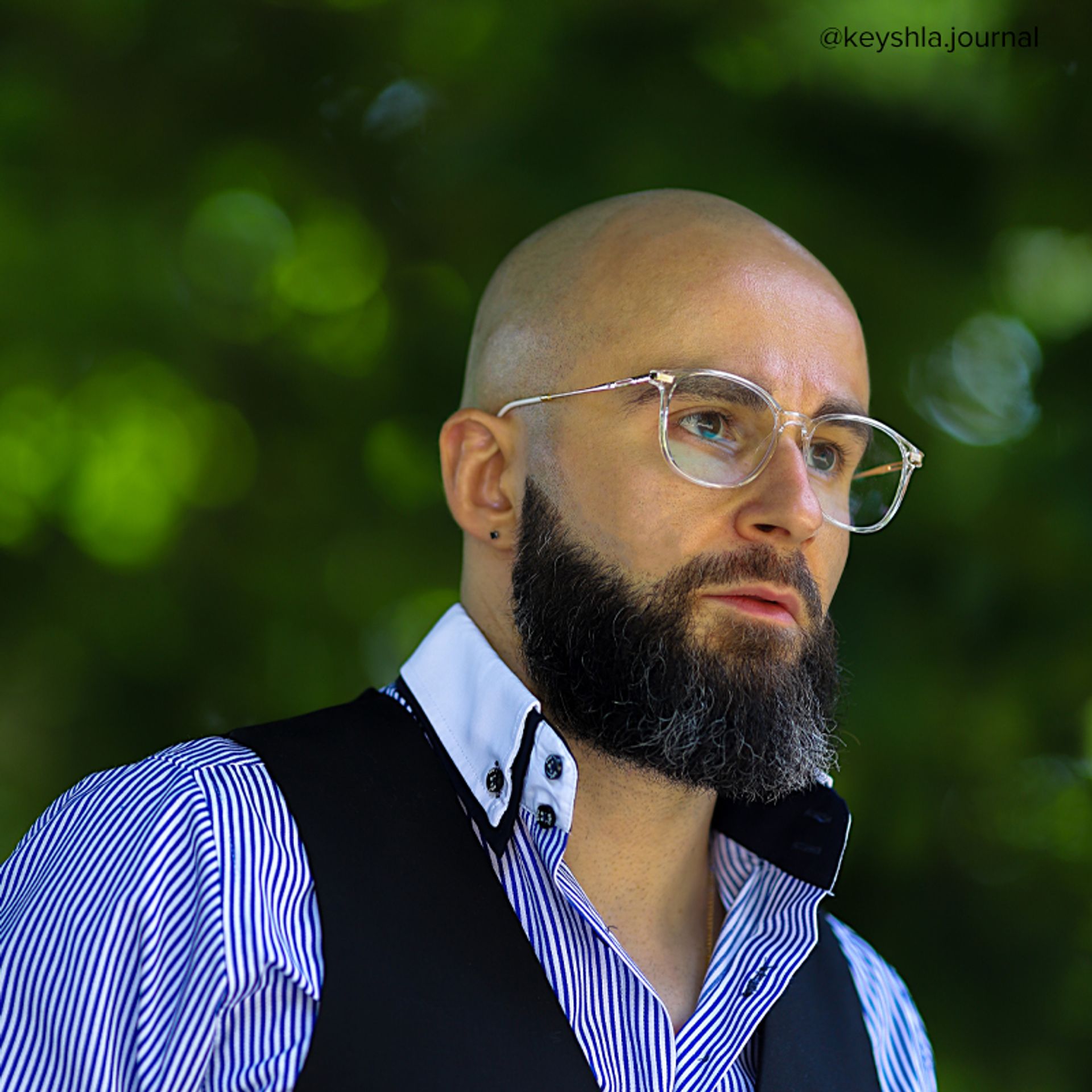 Clear Greene Square Eyeglasses and Glasses Frames6