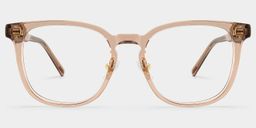 Hailey Square Beige Glasses1