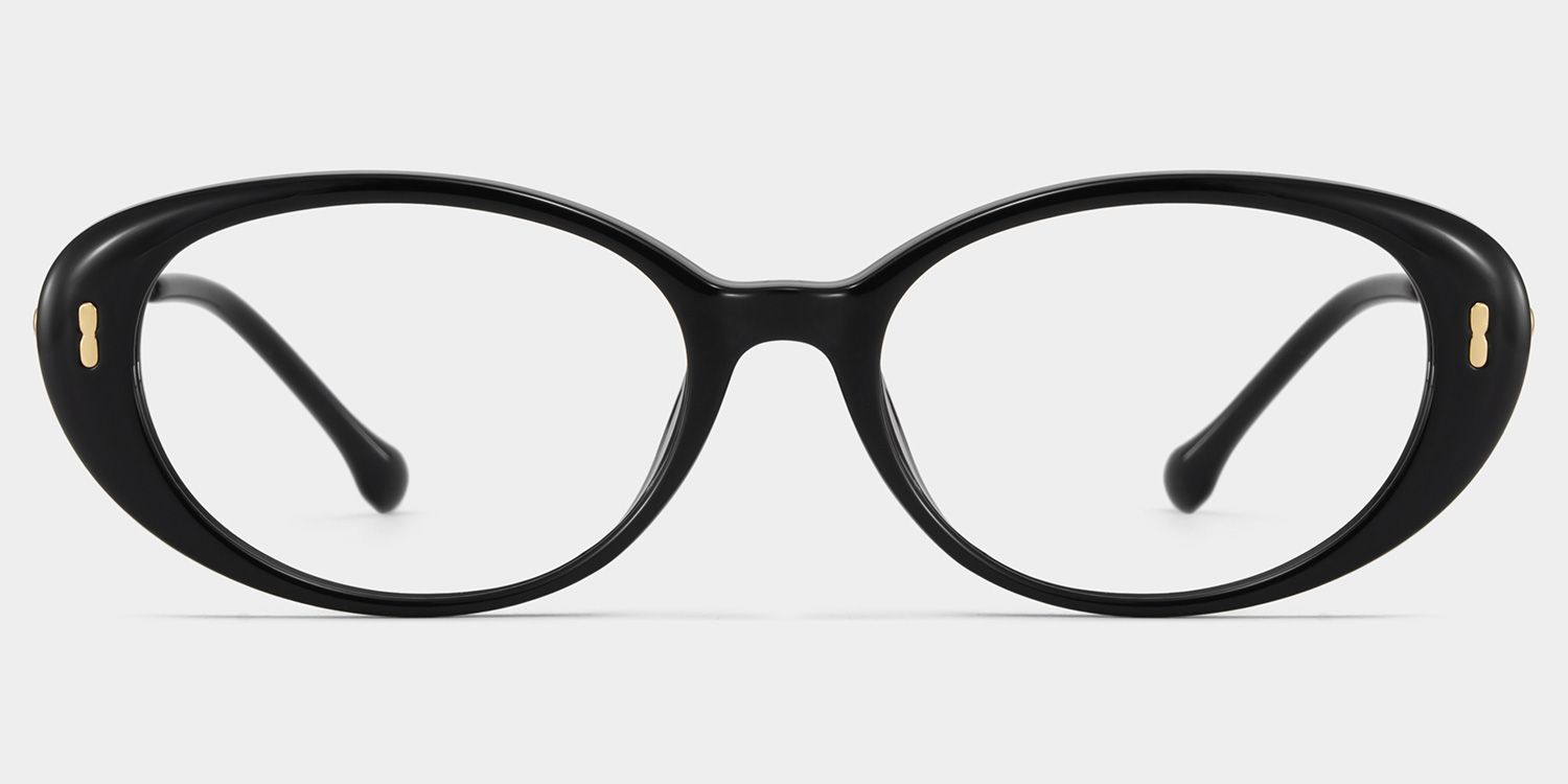 Blaire Black Frame Glasses with Oval Frame Online | ZEELOOL3