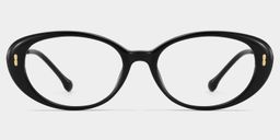 Blaire Oval Black Glasses3