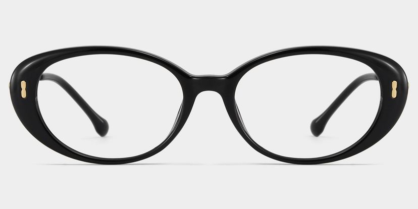 Blaire Oval Black Glasses