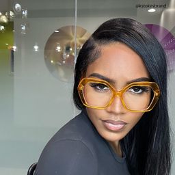 Piper Geometric Earthy-Yellow Glasses5