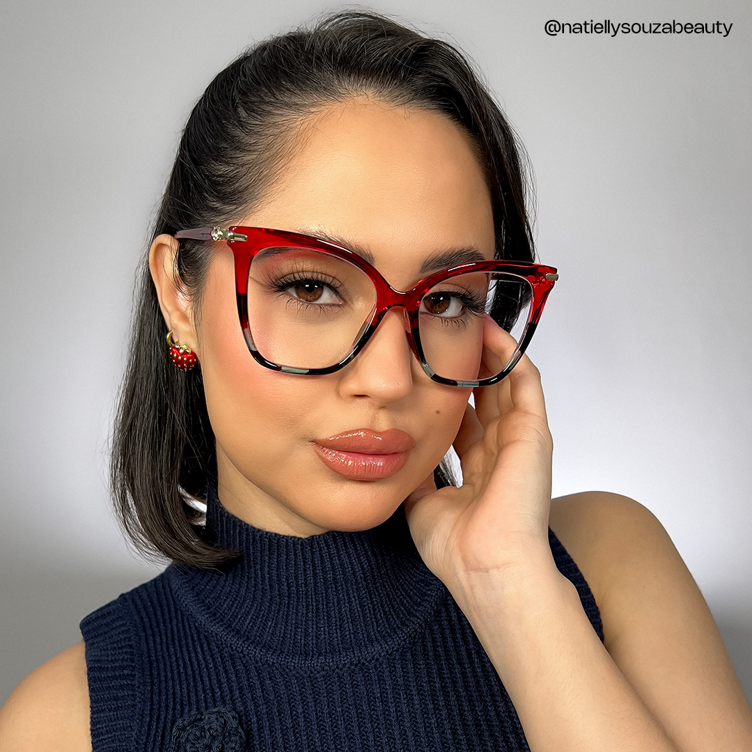 Lamar Butterfly Red Glasses5