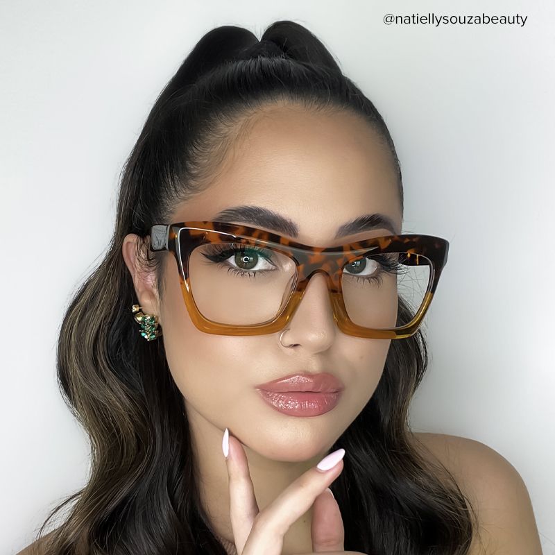 Benitez Tortoise Rectangle Glasses