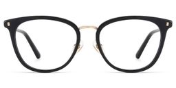 Caden Round Black Glasses2