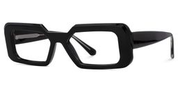Tasew Rectangle Black Glasses1