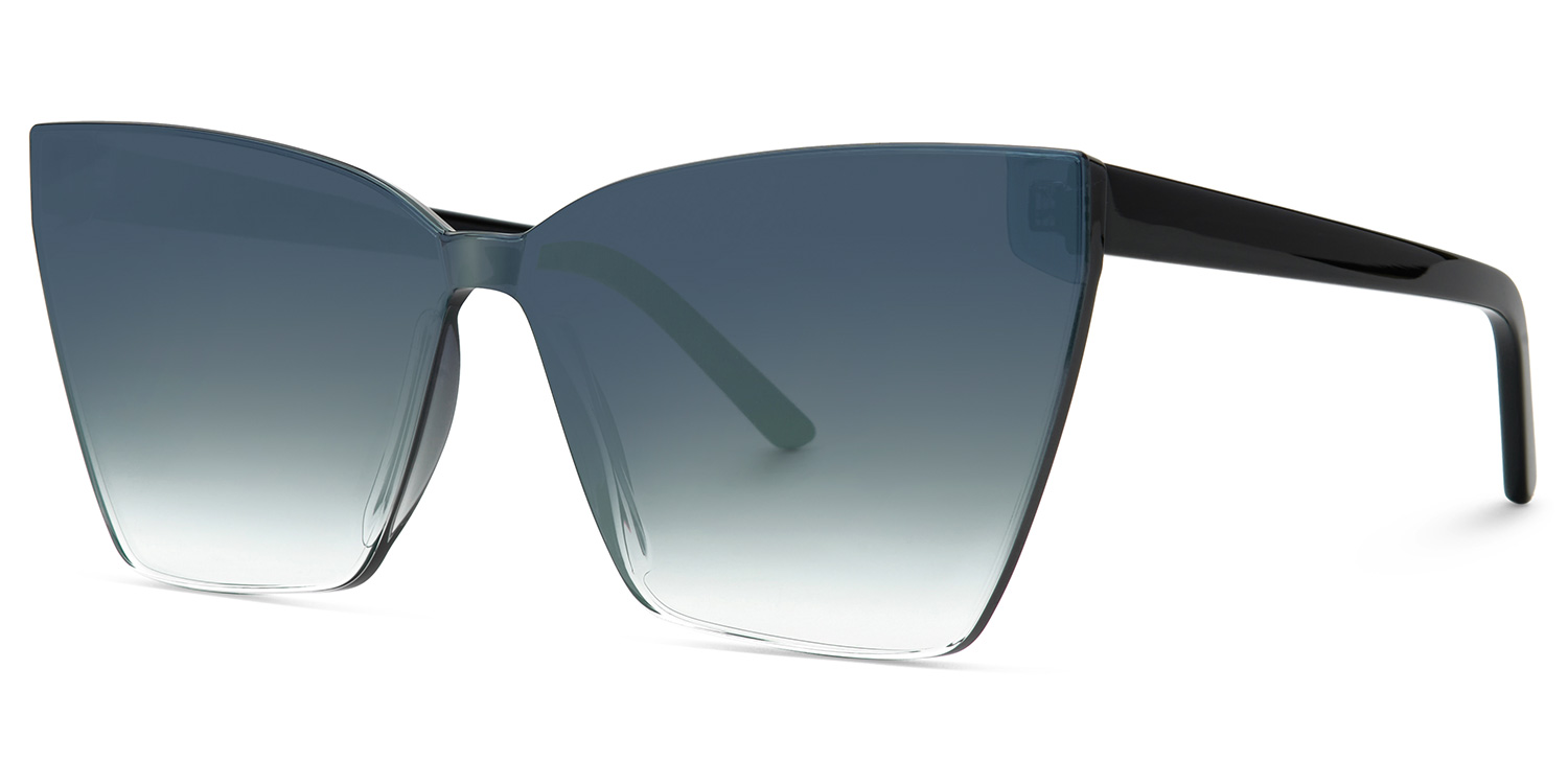 Liliane - Square Gray Frame Sunglasses1