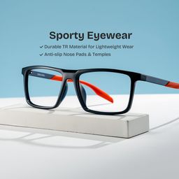 Active Rectangle Blue Red Glasses0