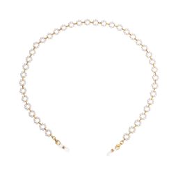 Simple Stylish Flower Shape White Eyewear Chains1