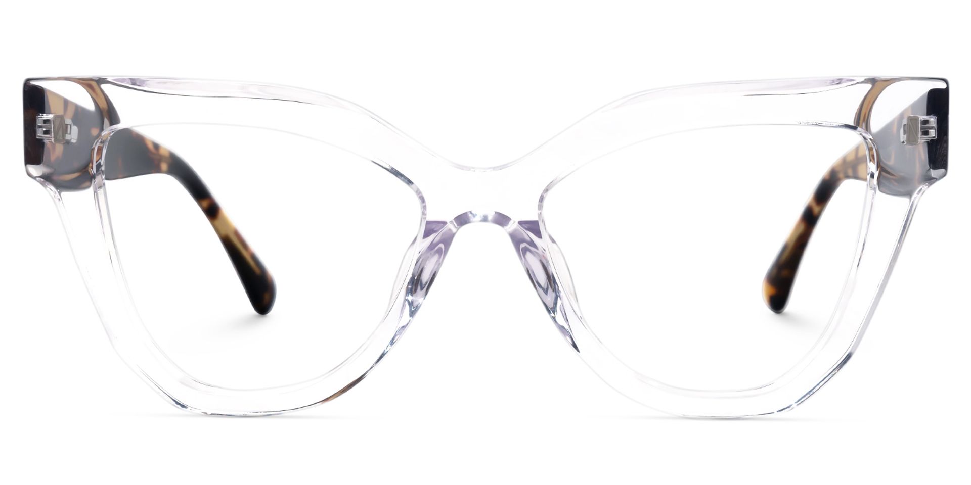 Shaka Cateye Clear Frame Glasses | ZEELOOL UK0