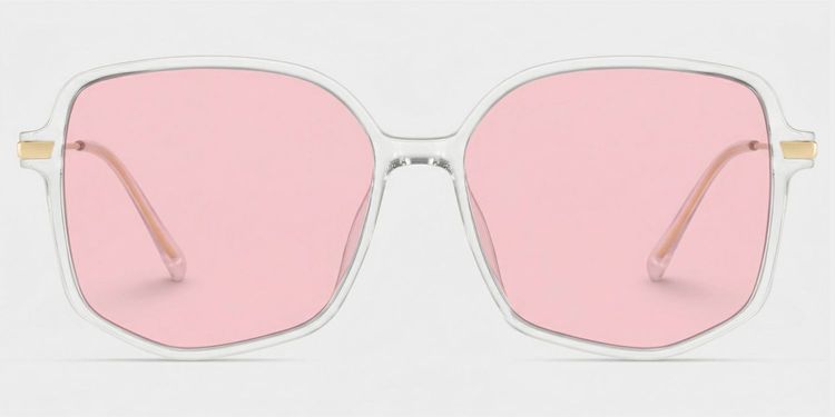 Payton Geometric Clear Glasses
