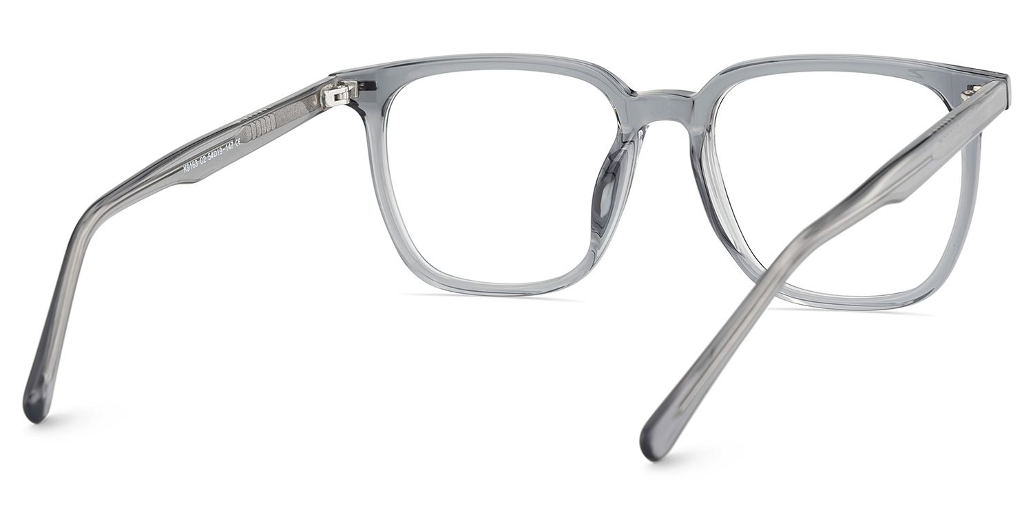 Square Grey Eyeglasses Jude TR-90 Frame Glasses6