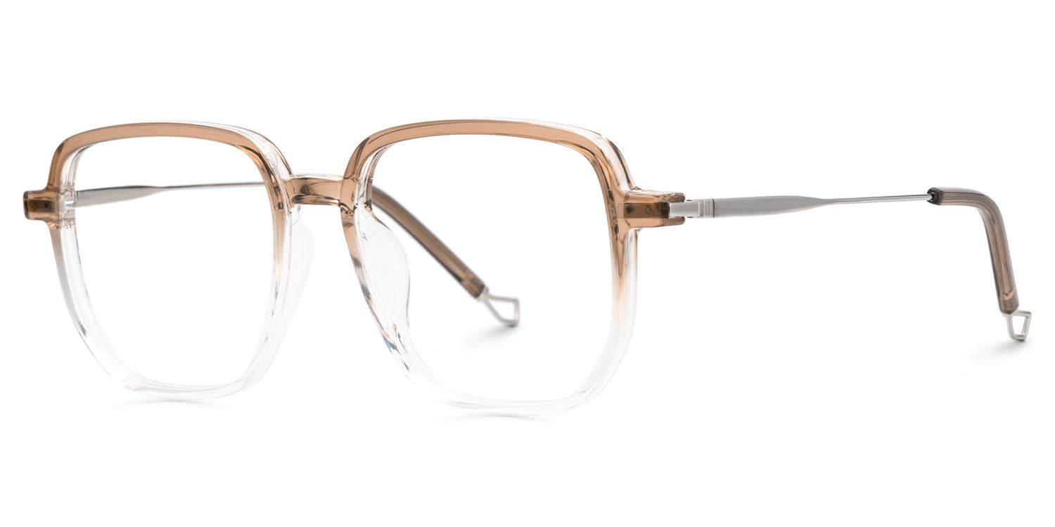 Mandler Square Two-Tone Full-Frame Glasses | ZEELOOL UK1