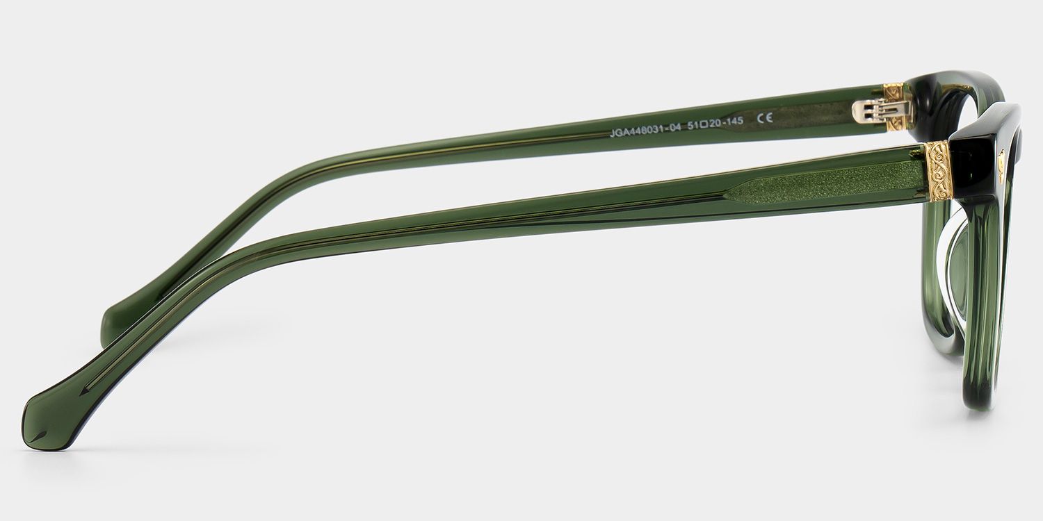 Heather Green Frame Glasses with Square Frame Online | ZEELOOL4