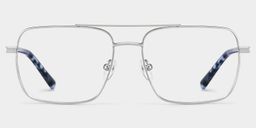 Iris Aviator Silver Glasses2