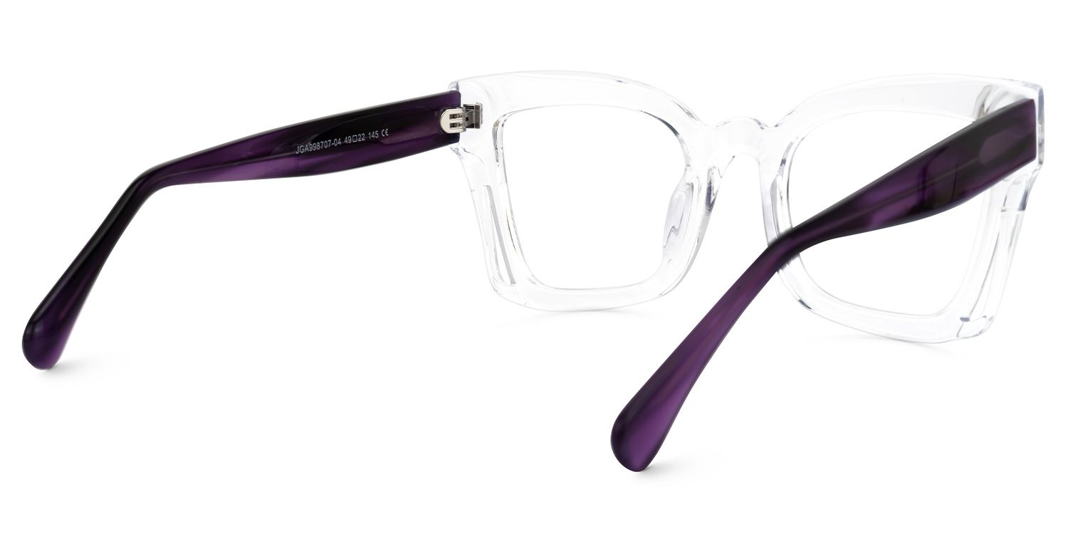 Dayana Square Clear Glasses3