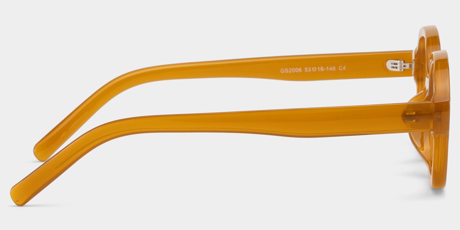 Astra Brown Frame Polarized Sunglasses with geometric Style Online | ZEELOOL UK3