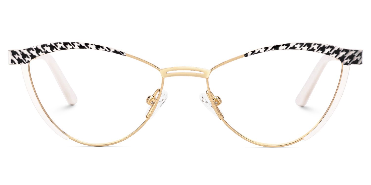 New Black-White Color for Sydney Metal Eyeglasses  | ZEELOOL UK0