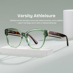 Everest Green Butterfly Glasses0