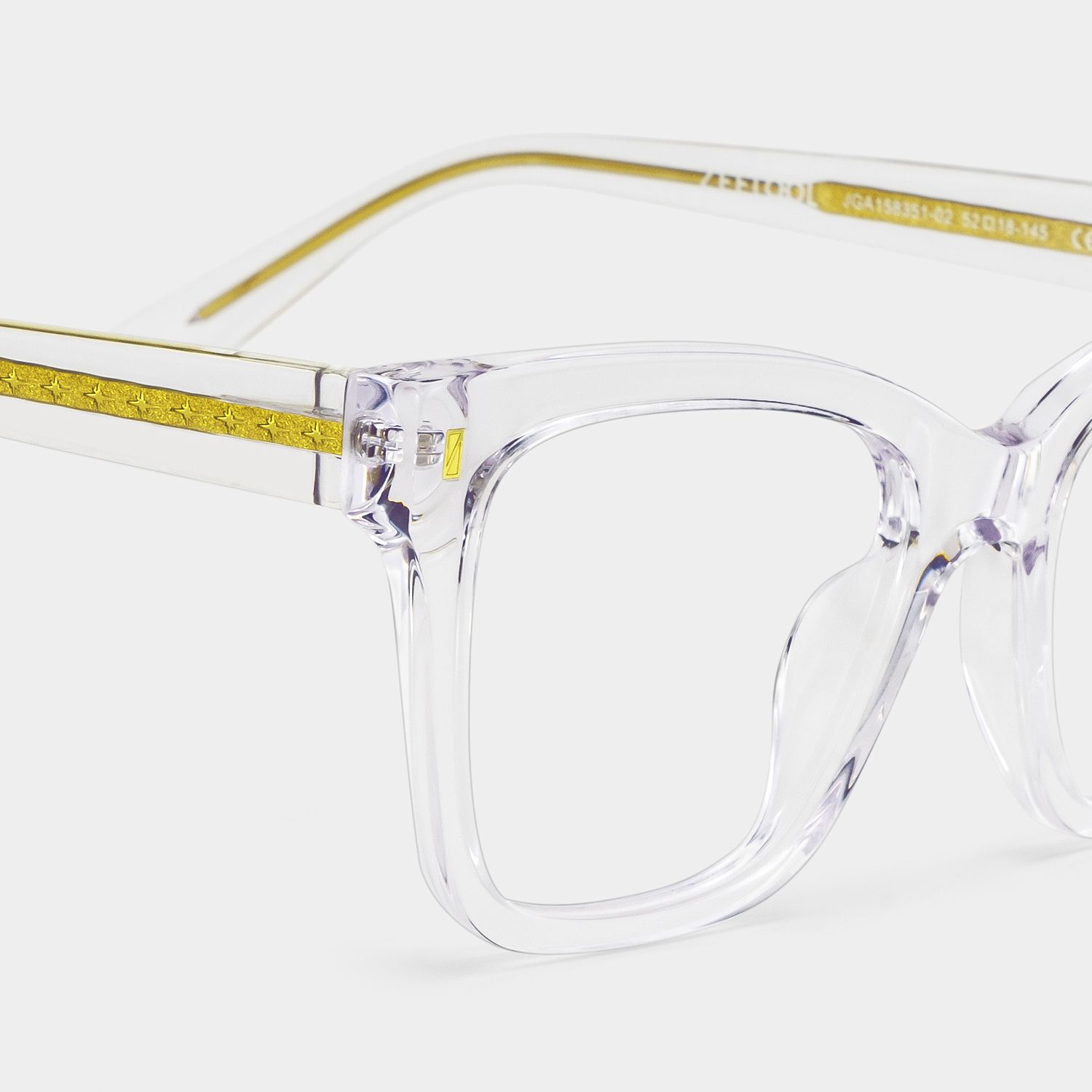 Square Clear Eyeglasses Rory Acetate Frame Glasses5