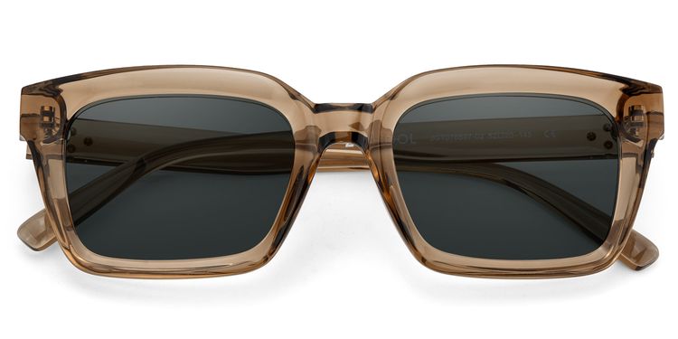 Grover Rectangle Beige Glasses