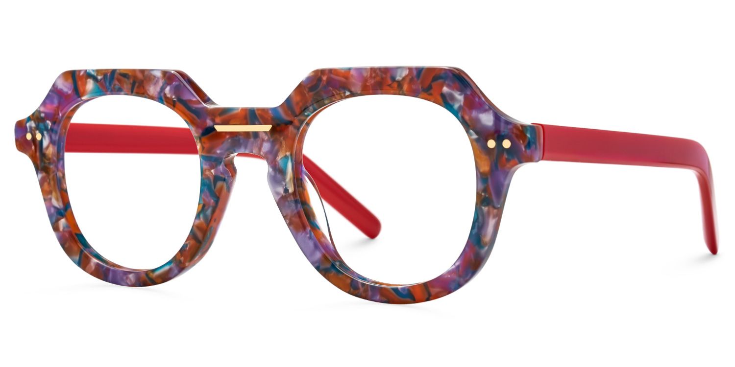 Floral Geometric Eyewear - Jameica on Sale | ZEELOOL UK1