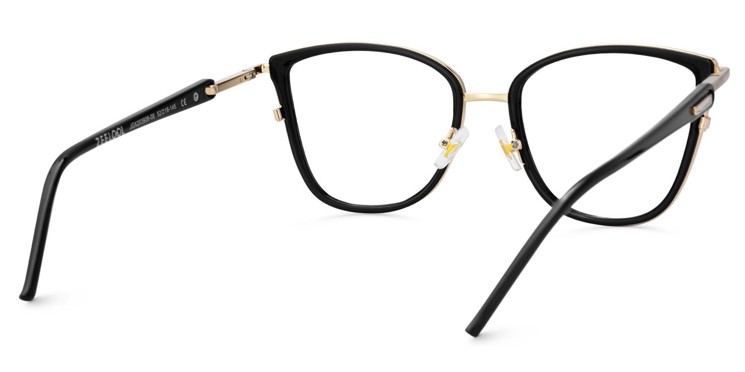 Cateye Black Glasses Nerd Frames - Marisa deals at Zeelool3