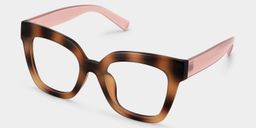 Malcolm Burnt-Umber Square Glasses5