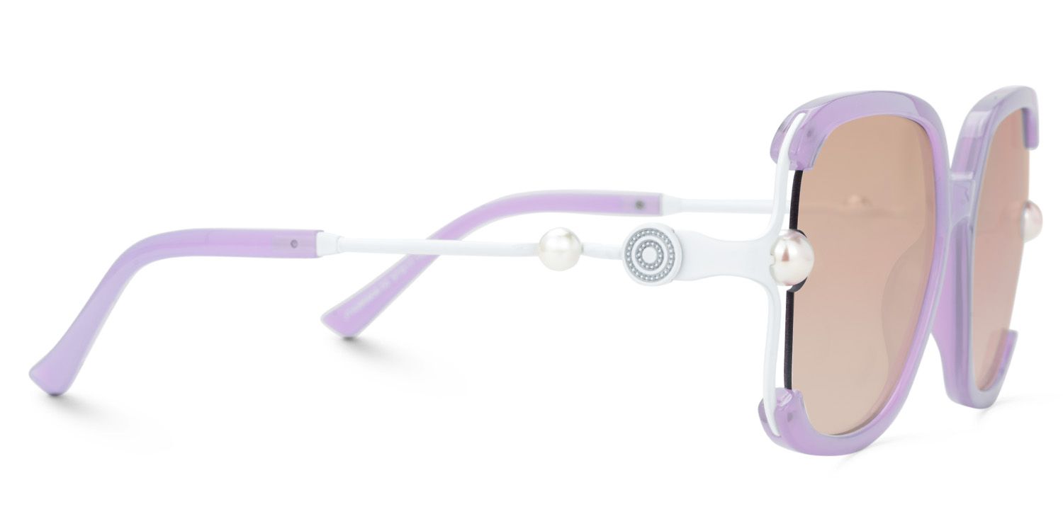 Square Purple Sunglasses Frames2